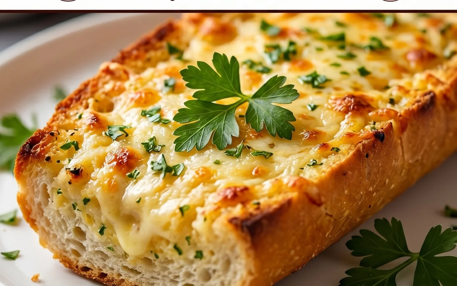 BEST CHEESY GARLIC BREAD RECIPE