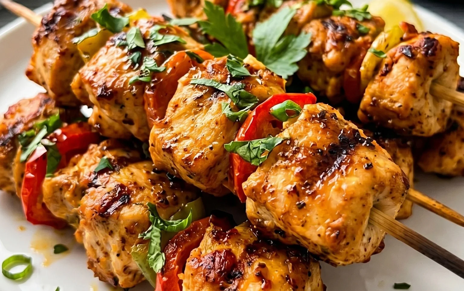 Air Fryer Chicken Skewers (VIDEO)