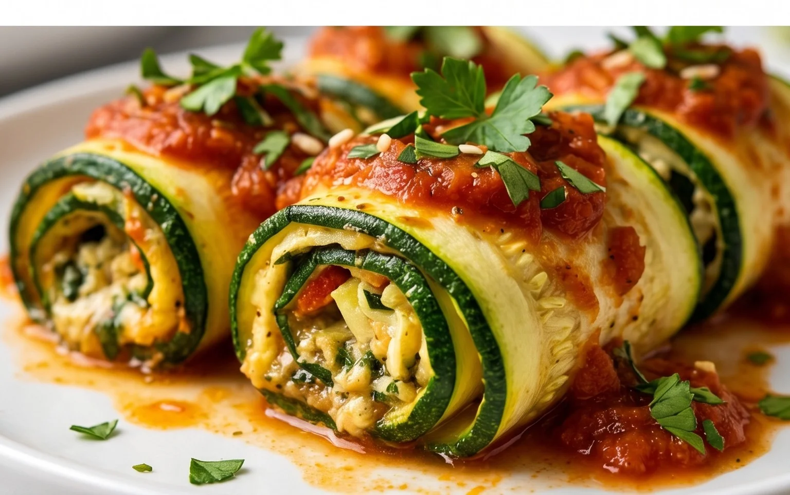 Vegan Zucchini Rollatini