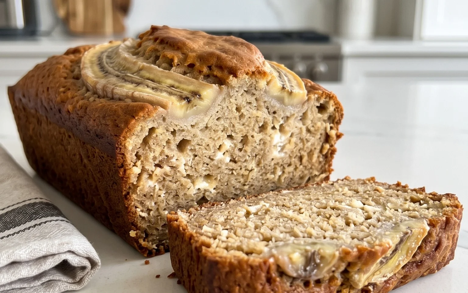 Cottage Cheese Banana Bread