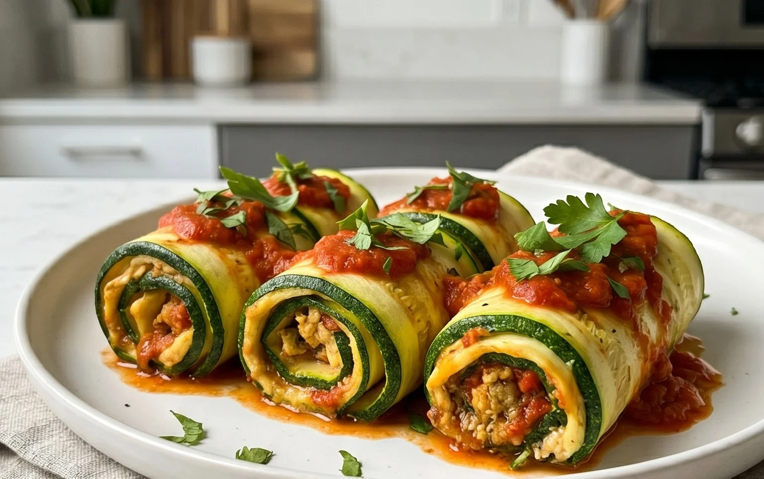 Vegan Zucchini Rollatini