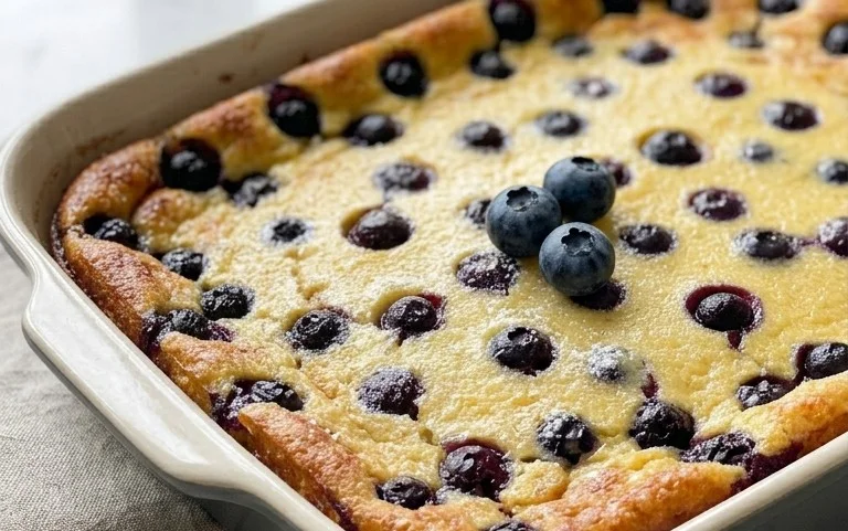 Lemon Blueberry Clafoutis
