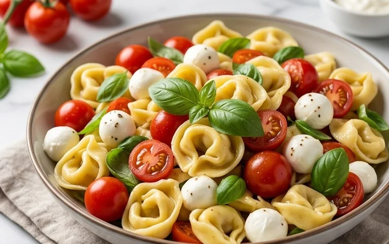 Tortellini Caprese Salad