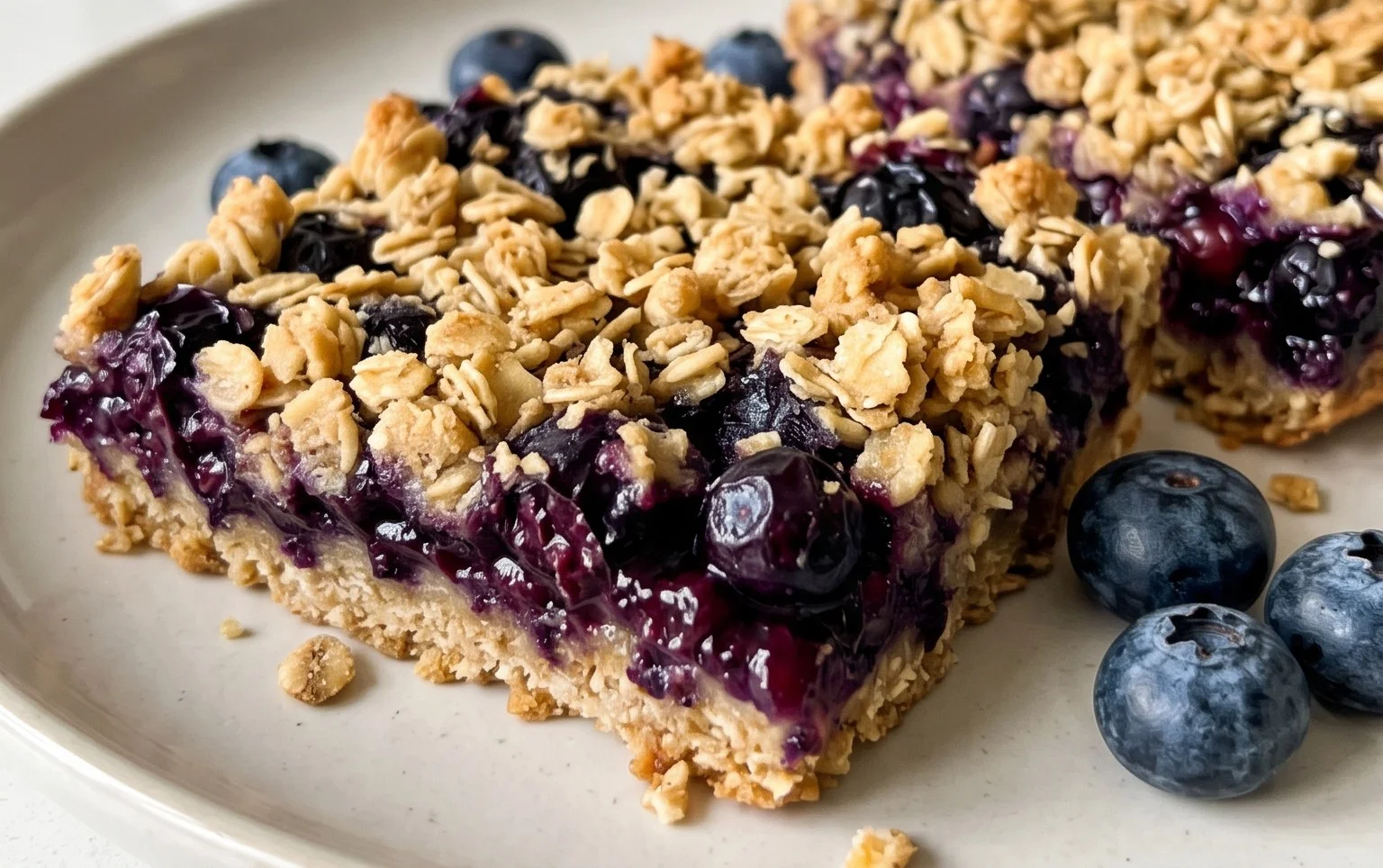 Blueberry Oatmeal Bars