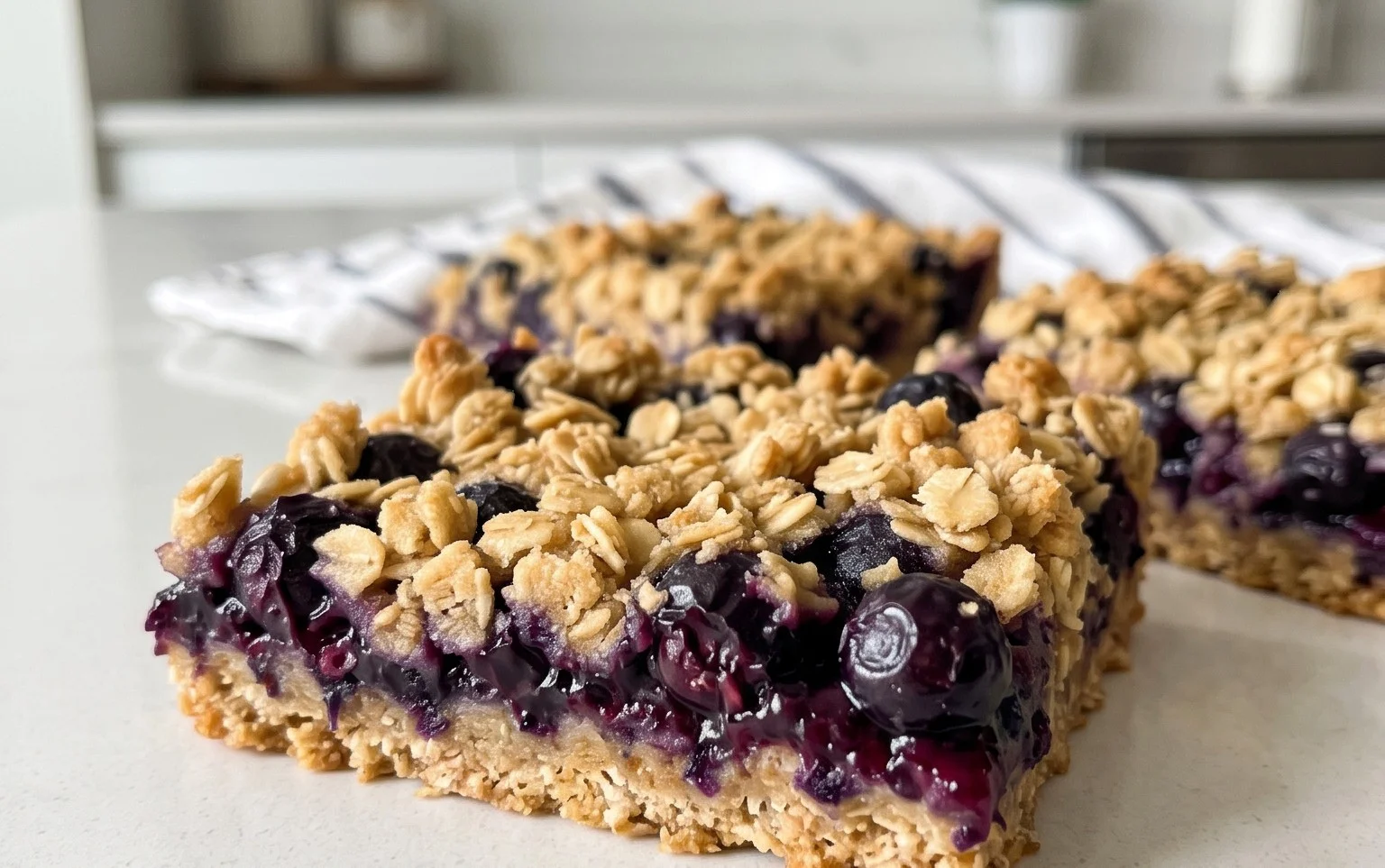 Blueberry Oatmeal Bars