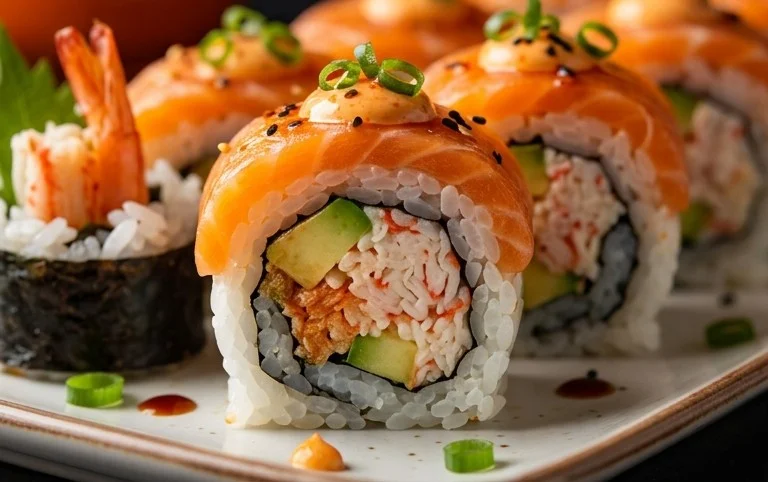 Kani Sushi (Spicy Crab Roll)