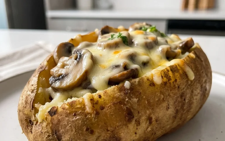 The Ultimate Stuffed Baked Potatoes with Mushrooms
