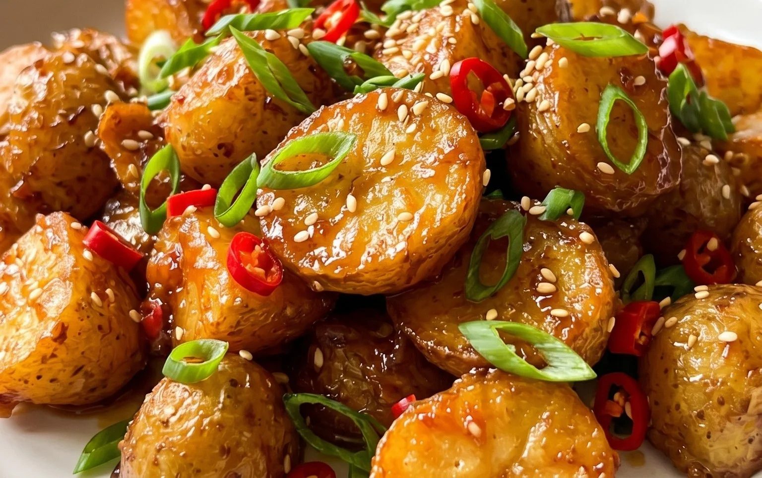 Crispy Honey Chilli Potatoes