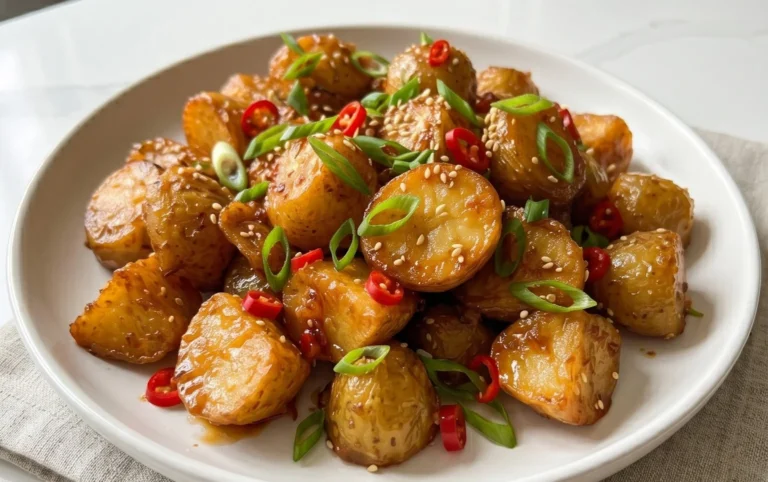 Crispy Honey Chilli Potatoes