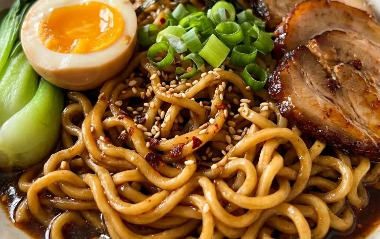 Easy Saucy Ramen Noodles