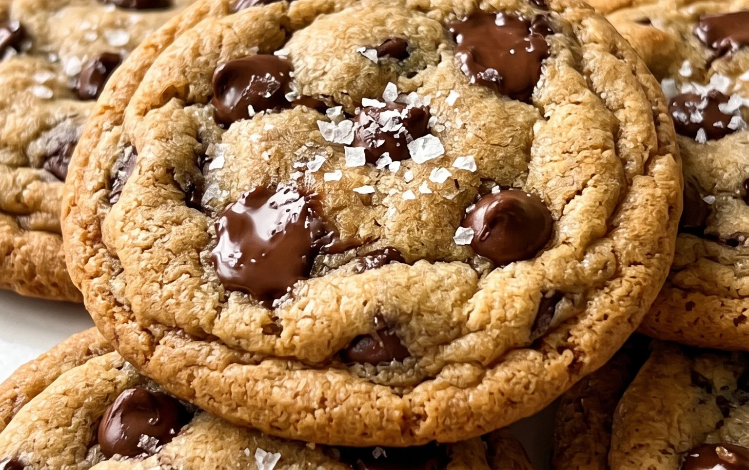 Crispy and Chewy Chocolate Chip Cookies