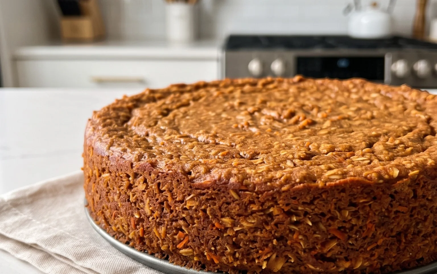 Easy Flourless Oatmeal Carrot Cake Recipe