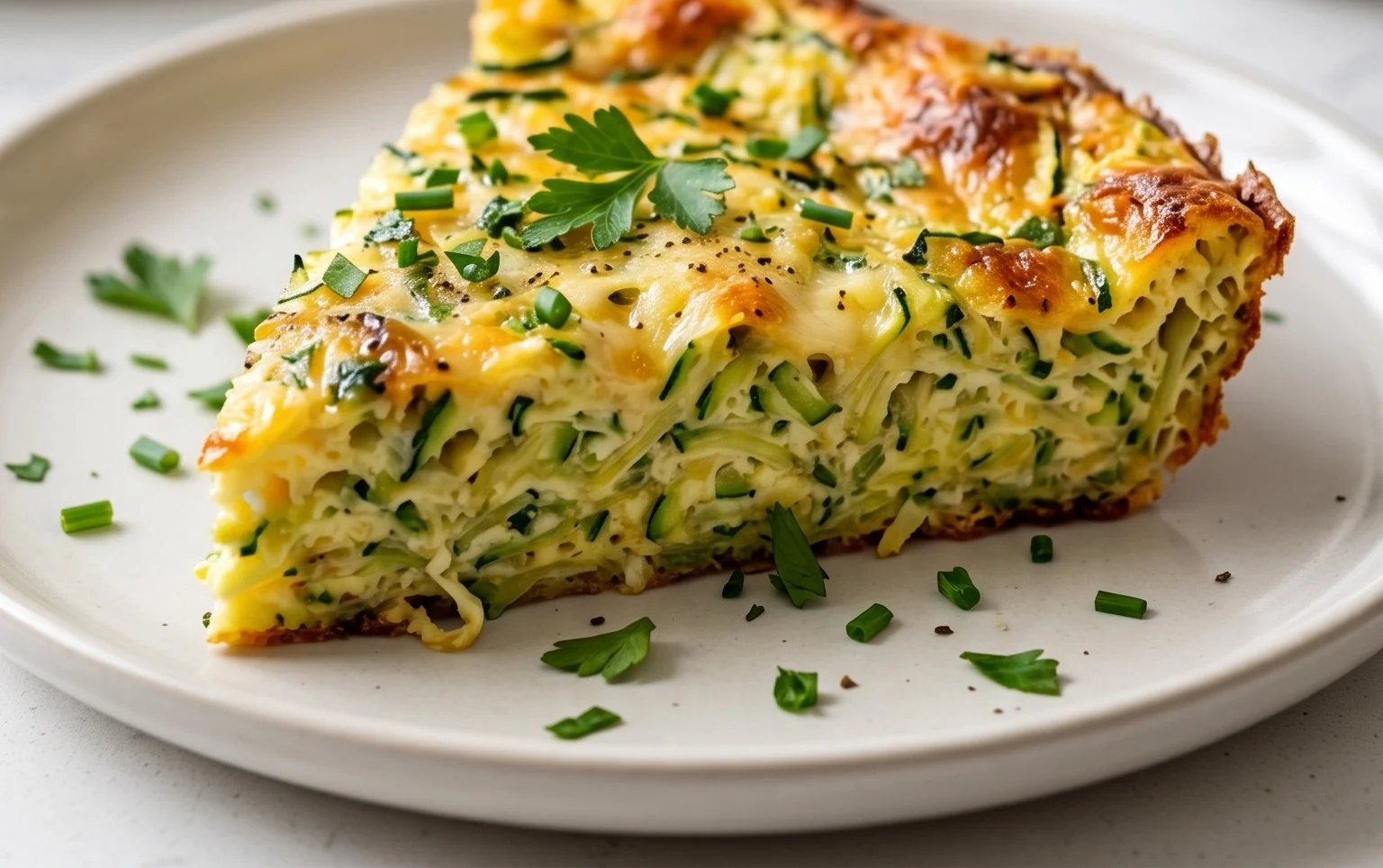 Crustless Zucchini Quiche Recipe