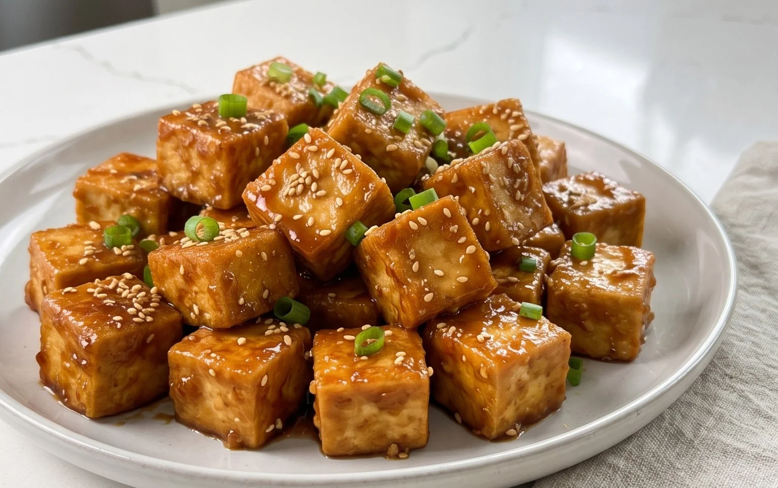 Honey Garlic Tofu