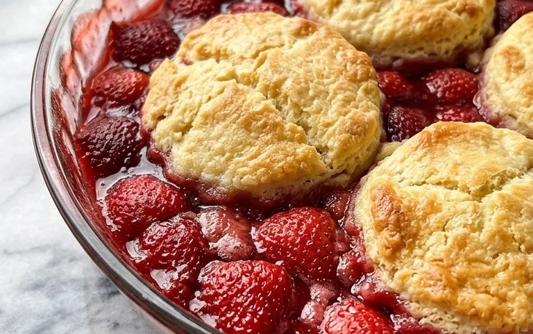 Strawberry Cobbler