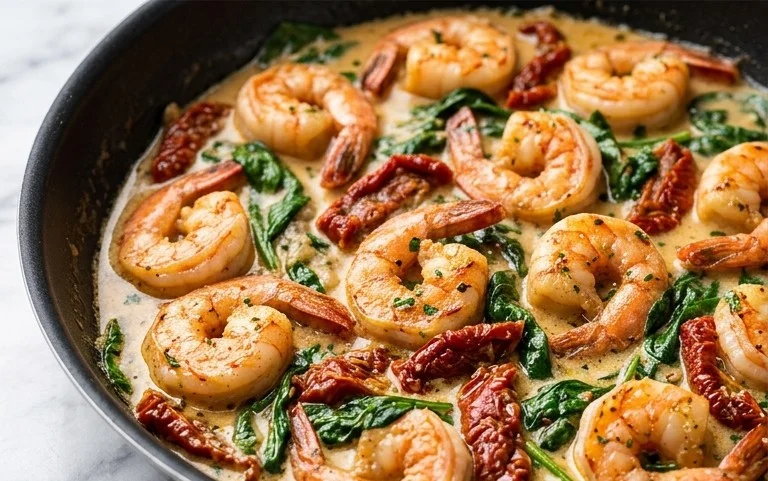 Tuscan Shrimp (One-Pan, 30-Minute Dinner)