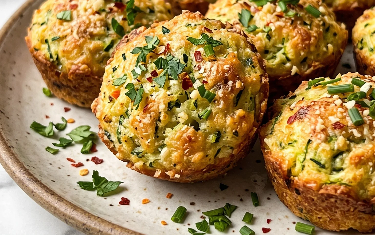 Zucchini Garlic Bites