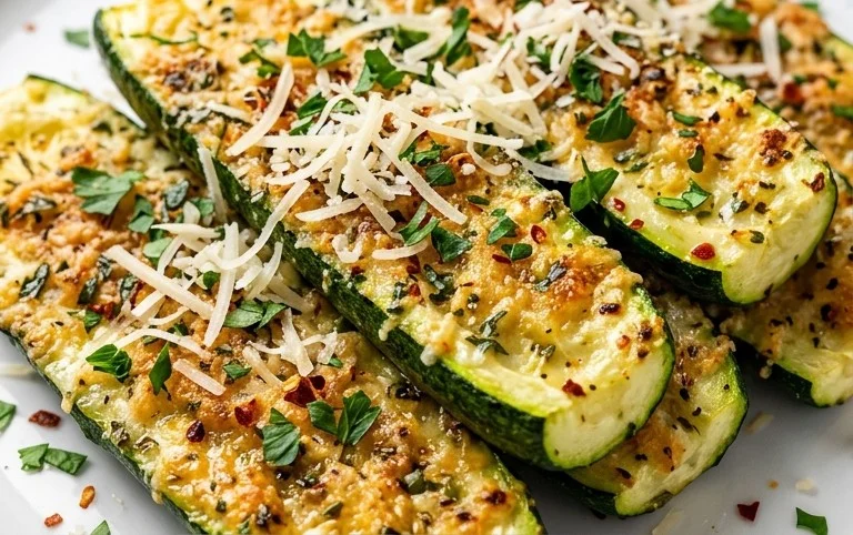 Baked Parmesan Zucchini