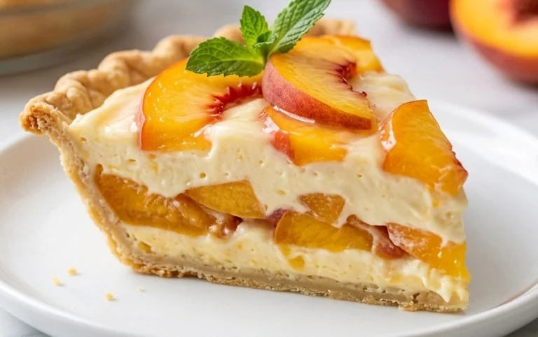 Peaches and Cream Pie