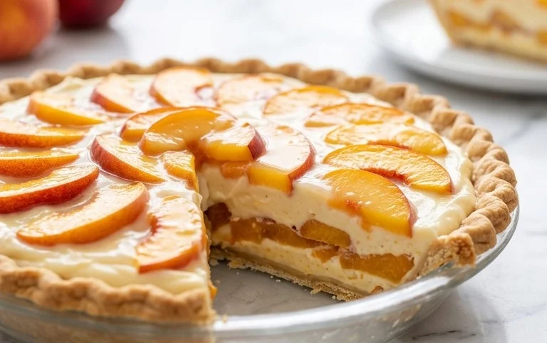 Peaches and Cream Pie