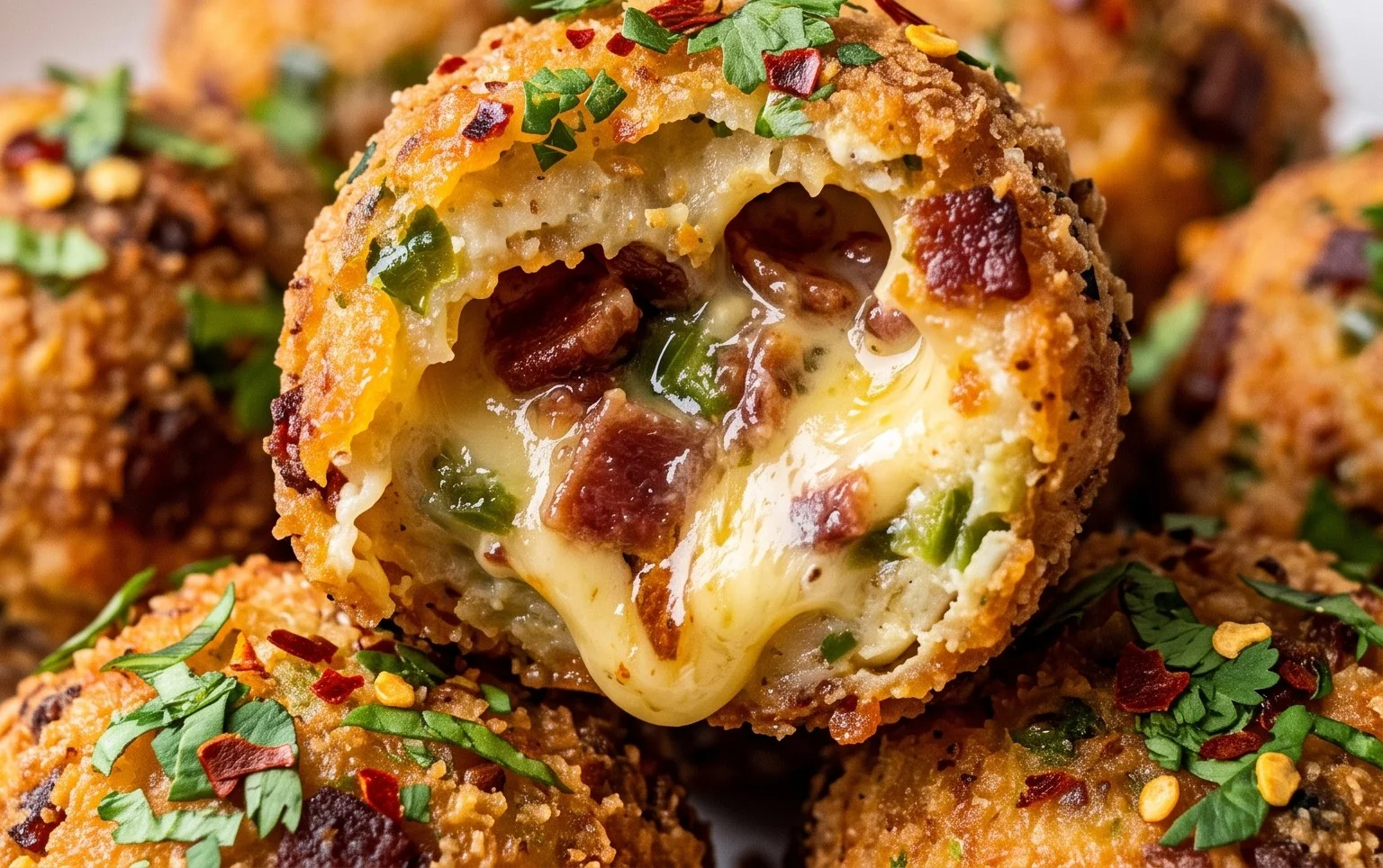 Beef Bacon Jalapeño Popper Cheese Balls