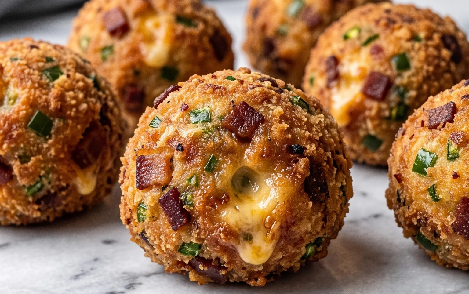 Beef Bacon Jalapeño Popper Cheese Balls
