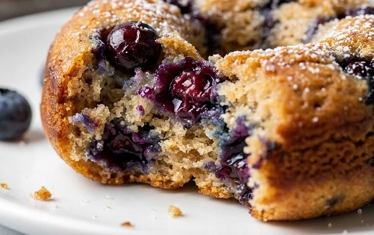 Blueberry Cake Donuts