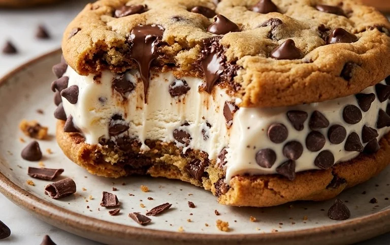 Cookie Ice Cream Sandwiches (Like a Chipwich!)