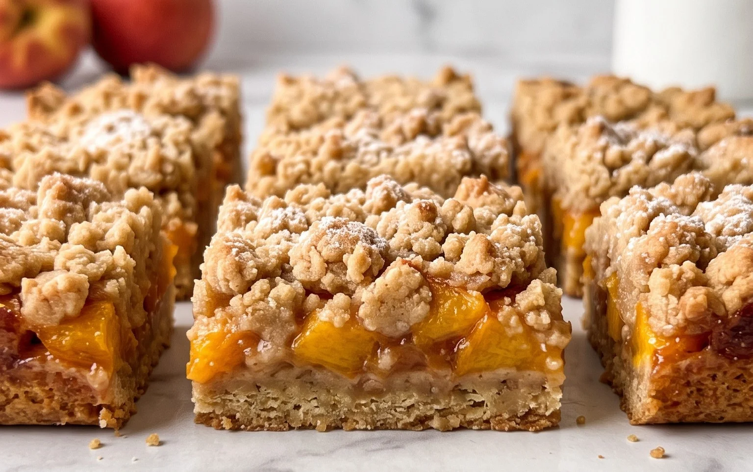 Fresh Peach Crum extractb Bars