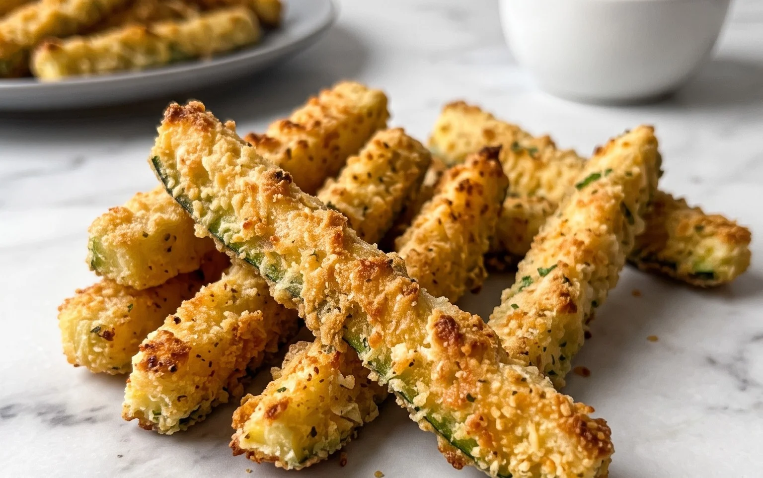 Baked Parmesan Zucchini Fries