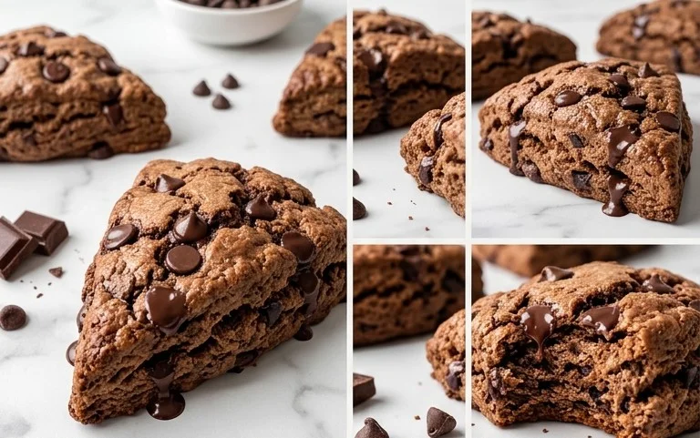 Triple Chocolate Scones