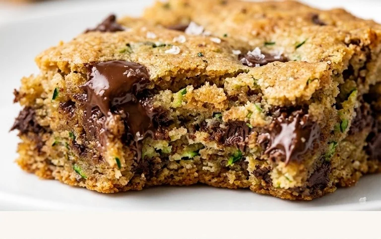 Chocolate Chip Zucchini Cookie Bars