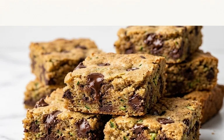 Chocolate Chip Zucchini Cookie Bars