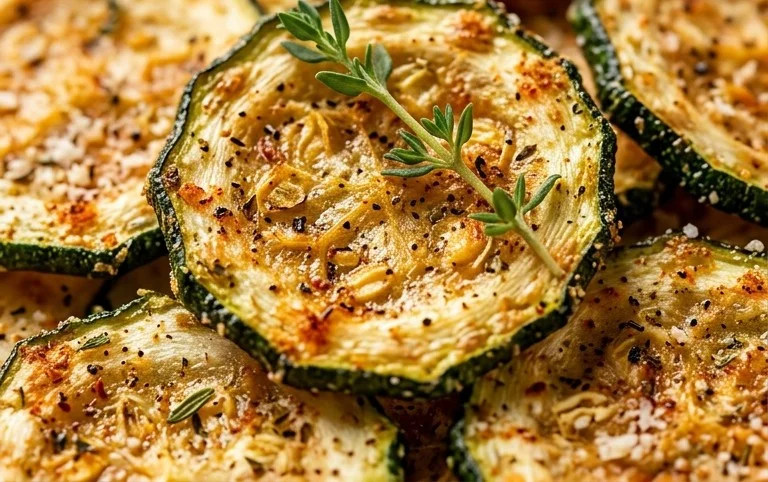 Crispy Baked Zucchini Chips