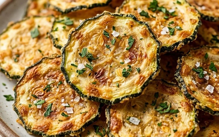 Crispy Baked Zucchini Chips