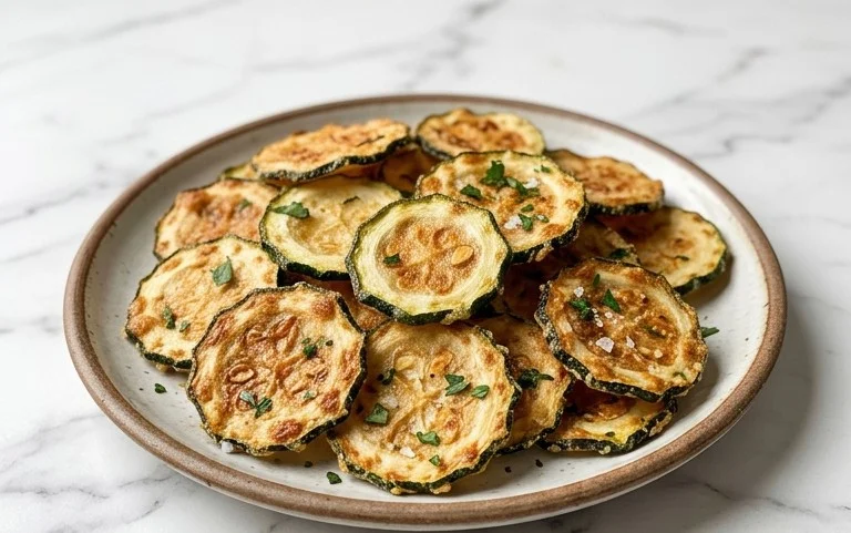 Crispy Baked Zucchini Chips