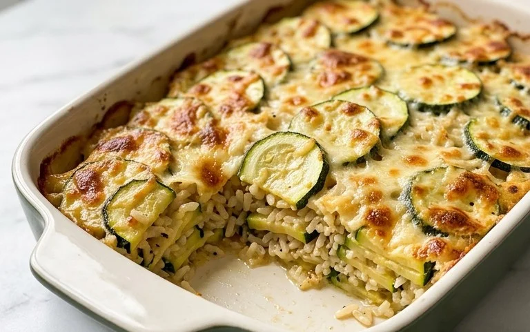 Julia Child's Zucchini and Rice Gratin (Tian de Courgettes au Riz)
