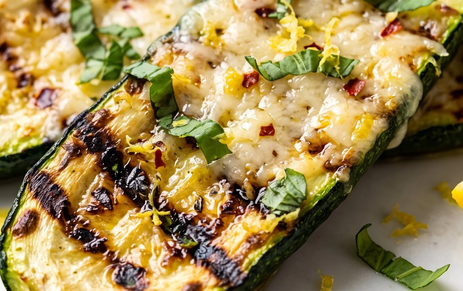 Grilled Zucchini with Parmesan