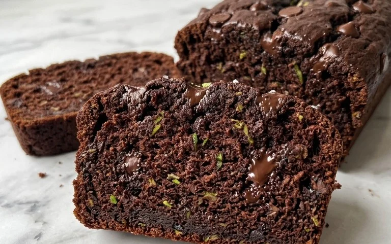 Double Dark Chocolate Zucchini Bread