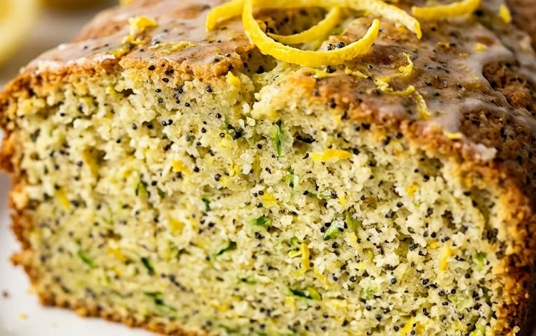 Easy Lemon Poppy Seed Zucchini Bread