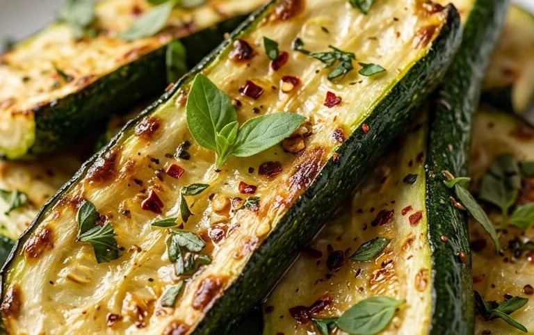 Simple Herb-Infused Roasted Zucchini Recipe